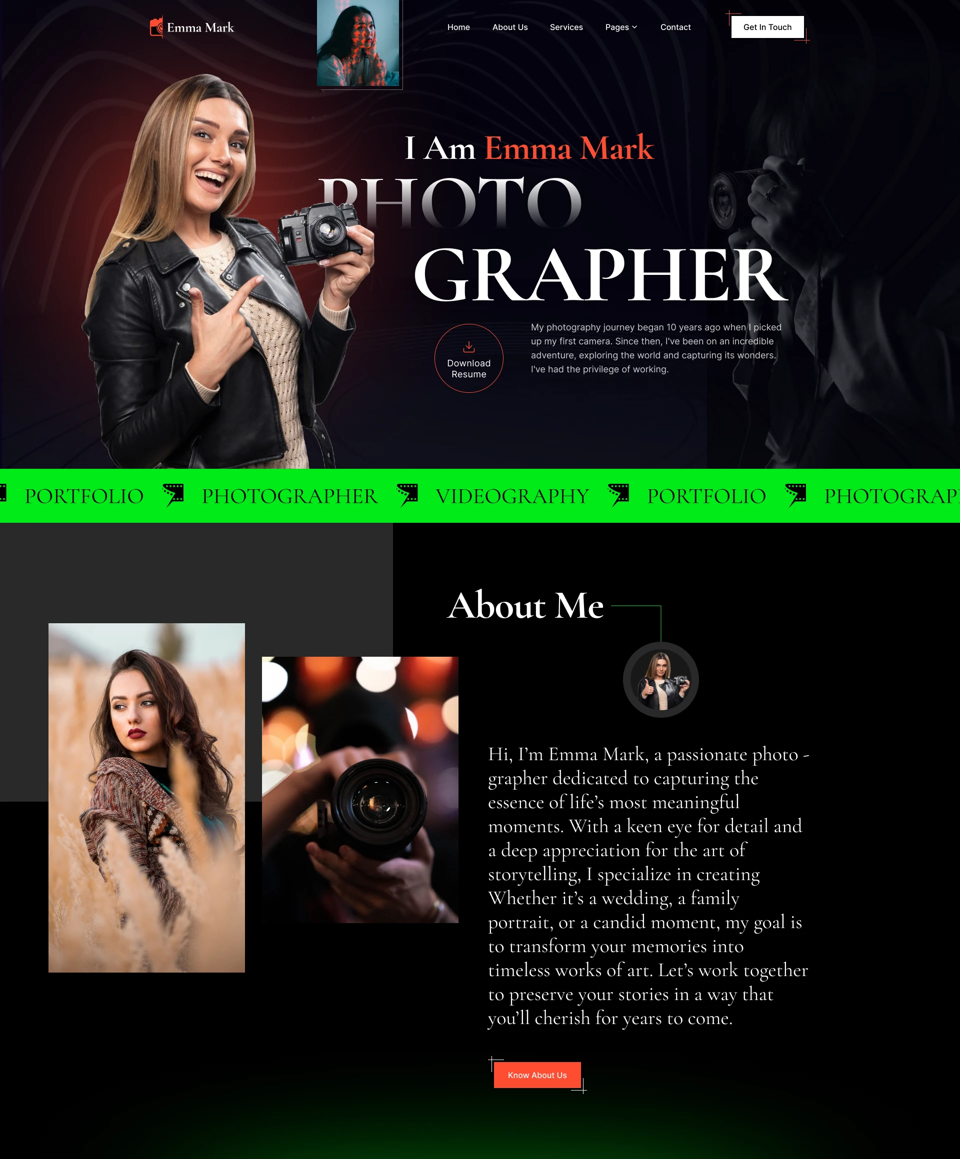 Photographer-Portfolio-Home-page Photographer-Portfolio-Home-page